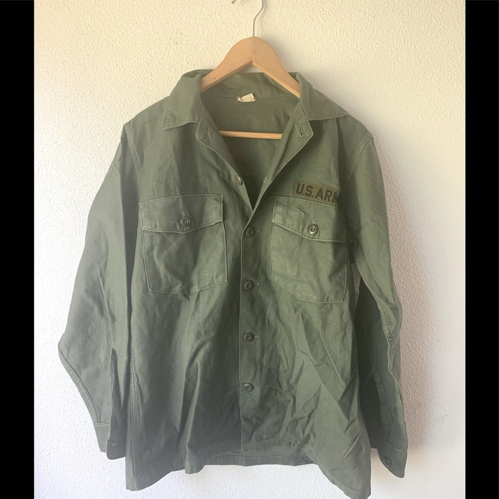 VTG US Army Shirt 15 1/2 x 3?